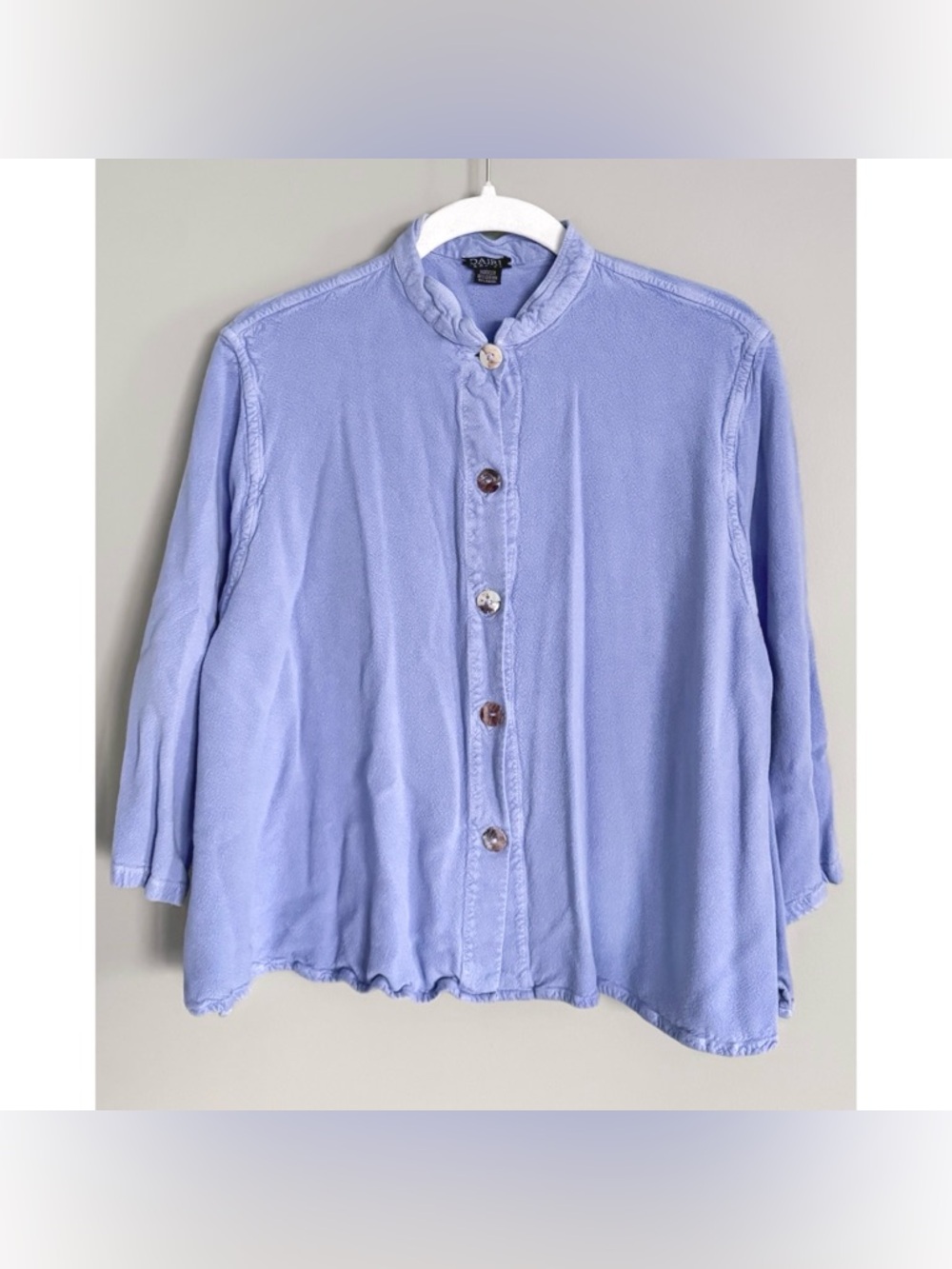 DAIRI Art To Wear Crinkle Button Blouse Women’s One Size